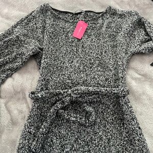 Heather grey sweater dress